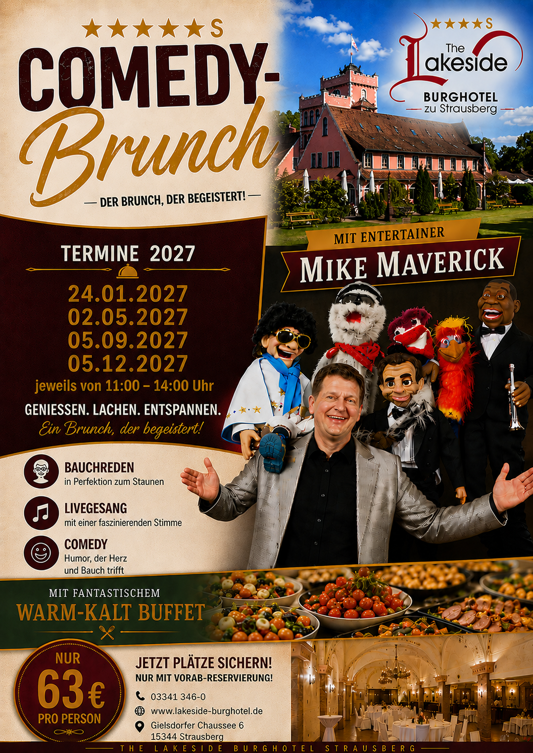 Veranstaltungen Vorschaubild Comedy-Brunch